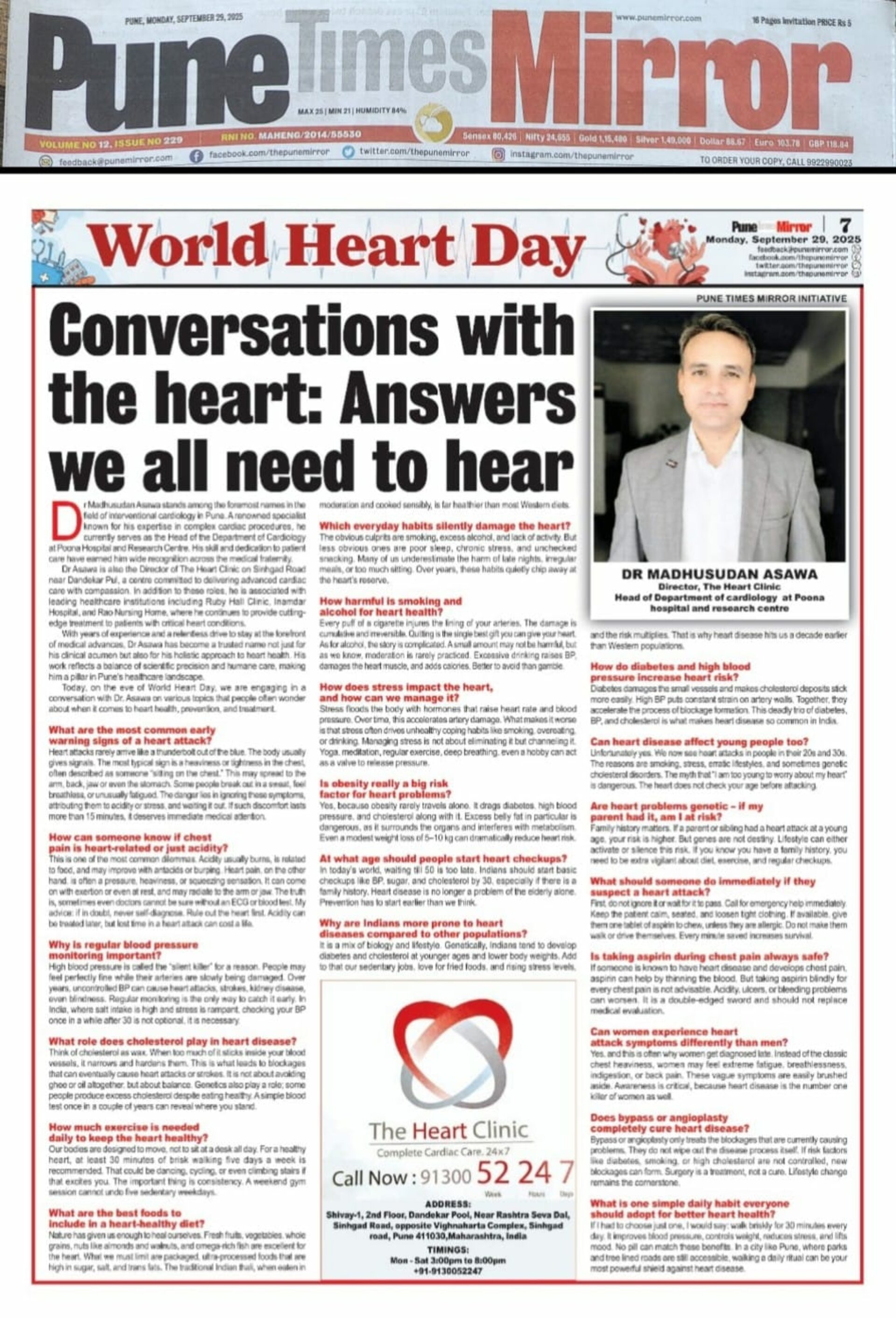 The Heart Clinic|sinhgad road,Pune